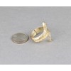 Gold Snake Ring asp Cleopatra toga wrap Serpent Adjustable Medusa
