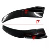 SDeelCase 3 Pcs Rear Bumper Winglet Splitter Spoiler Diffuser Fin