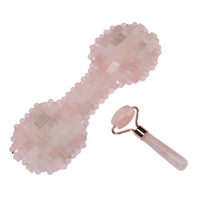 2pcs Jadestone Eye Pad Roller Set Reduce Dark Circles Promote