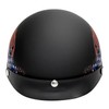 VCAN Cruiser Half Face Motorcycle Helmet with Drop-Down Sun Visor,
