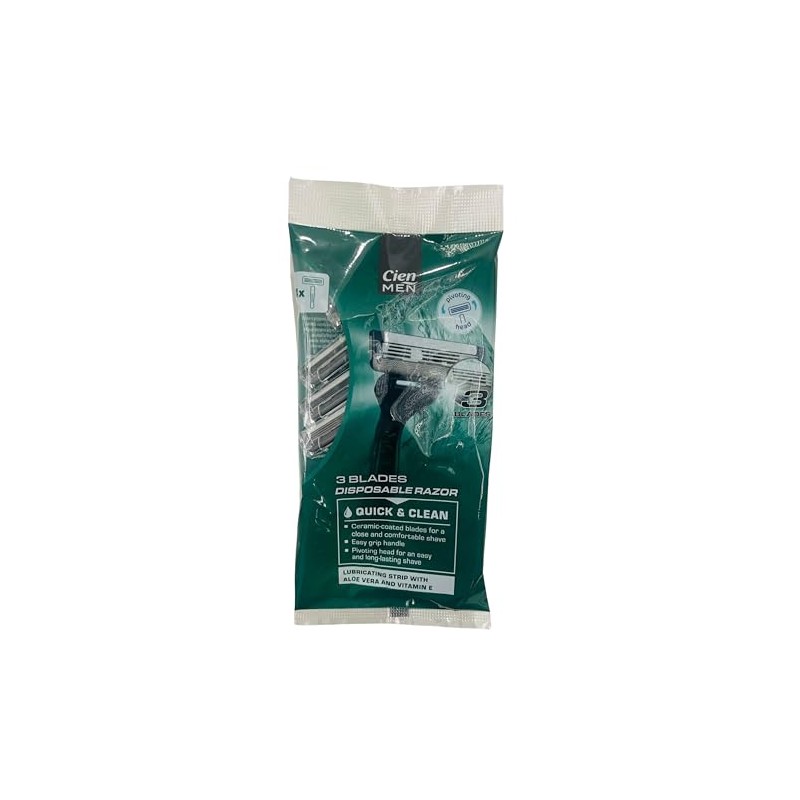 Ark Future Men’s 3-Blade Disposable Razors – 4 Pack |