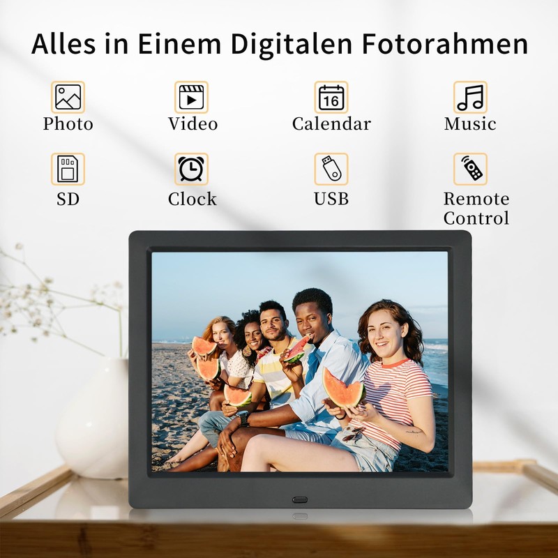TSITSC 8.7 Inch Digital Photo Frame, 1024 x 768 IPS