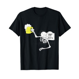 Funny 30th Birthday | R.I.P. 20's Tombstone T-Shirt