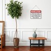 Consumer Advisory Sign, Restaurant Signs, Decorative Wood Plaque for Hanging,
