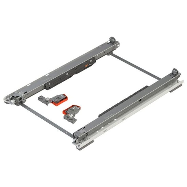 Blum B769R5337SD 15" Width 135LB Capacity Movento Waste/Recycle Slides with