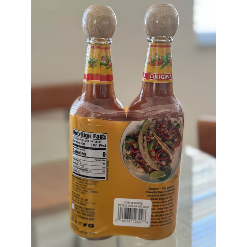 Cholula 2 PACK ORIGINAL CHOLULA HOT SAUCE FROM MEXICO 12