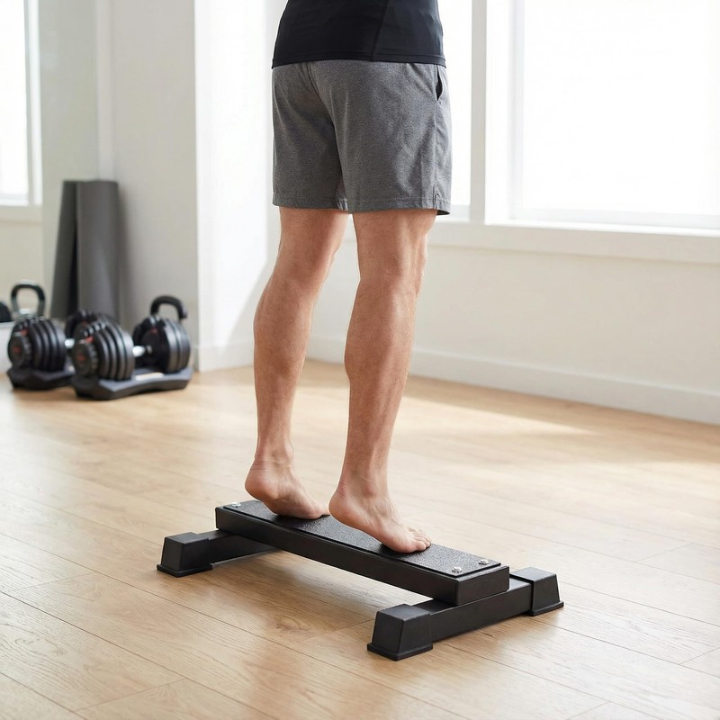 Steel Calf Raise Bar, Standing Calf Raise Platform Machine, Calf