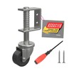 Uscaster Gate Wheel 2 Inch Heavy-Duty Caster for Wooden Gates