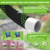 FlexiSolve Garden Hose 150 ft, NON-EXPANDABLE Ultra Lightweight & Flexible