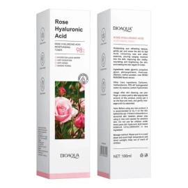 Tonico Hidratante | Agua De Rosas + Ácido Hialurónico Facial Grasa Día/noche