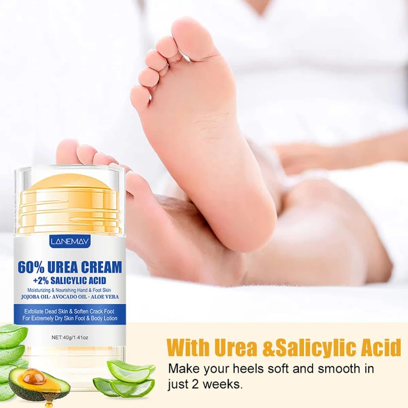 Crema Hidratante Para Agrietamiento Y Urea Para Pies