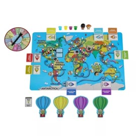 Far Out Toys Ryan's World, World tour Board Game, Children Ages 3+ Ryan