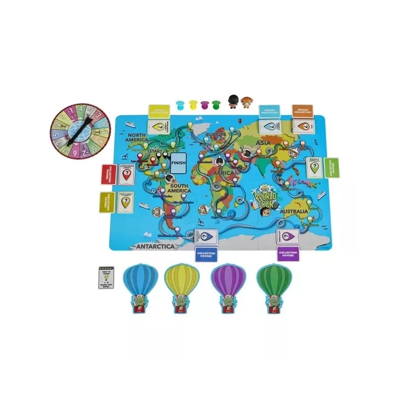 Far Out Toys Ryan's World, World tour Board Game, Children