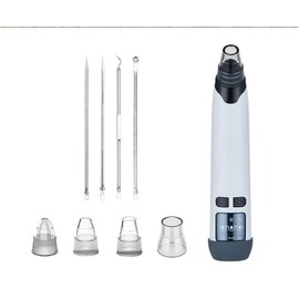 Kitgody Blackhead Remover Vacuum,3 Suction Modes Blackhead Remover with 4 Replaceable Probes, Powerful Pore Vacuum with 4 Blackhead Removal Tools,Suitable for Removing Blackheads, Acne, Whiteheads
