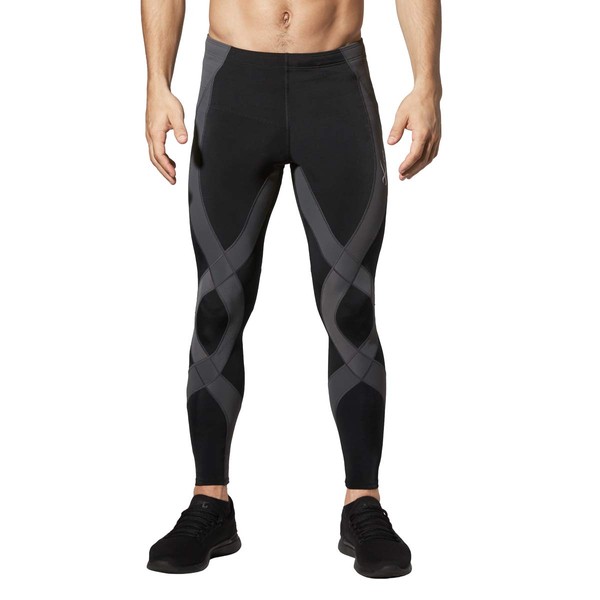 CW-X Men’s Endurance Generator Joint and Muscle Support Compression Tight, Medium, Black/Dark Grey