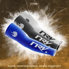 NRV Gaming Esport Compression Cuff (Performance Edition) - Optimize Your Game with Comfort and Style - Designed by Professional Players - Durable, Breathable & Friction Free, Blue, S