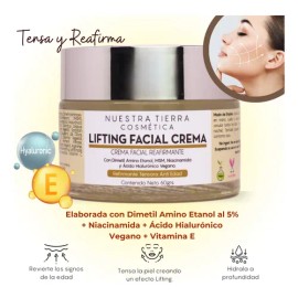 Crema Facial Reafirmante Y Tensora Lifting Facial Anti-edad