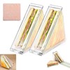 Gudemoore 2 PCS Reusable Sandwich Box with Lid & Towel,
