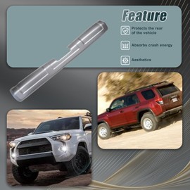 FZJDSD 1PC Rear Lower Valance Panel Bumper Molding Grey Tesmirror Bumper Molding Fit for Toyota 4Runner TRD Pro Off-Road 2014 2015 2016 2017 2018 2019 2020 2021 2022 2023 (NOT Fit Limited & TRD Sport)