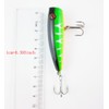 yueton Lote de 10 anzuelos flotantes de pesca Topwater de