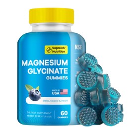 Magnesium Gummies for Relaxation & Muscle Support – Blueberry Flavor, 60 Gummies