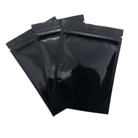 Oil Slick 1000 PCS Mylar Bags - Reusable Zipper Mylar Bags With Oxygen Absorbers Use For Small Businesses, Jewelry, Candy And Food Storage (6”x9” 1oz size Black)
