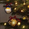 Alessi Angioletto Christmas Bauble, Glass, Multi-Colour, 9 x 9 x