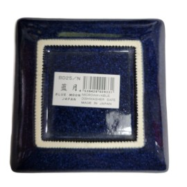 Blue Moon Japan Dragonfly Appetizer Plate Set, Blue  (Set of 6 )