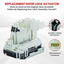 SYRAEL 931-901 Lock Actuator Front Right Passenger Side for Ram 1500 Chrysler 200 300 Pacifica Voyager Dodge Charger Journey Jeep Cherokee Compass 2011 2012 2013 2014 2015 2016 2017 2018 2019 2020