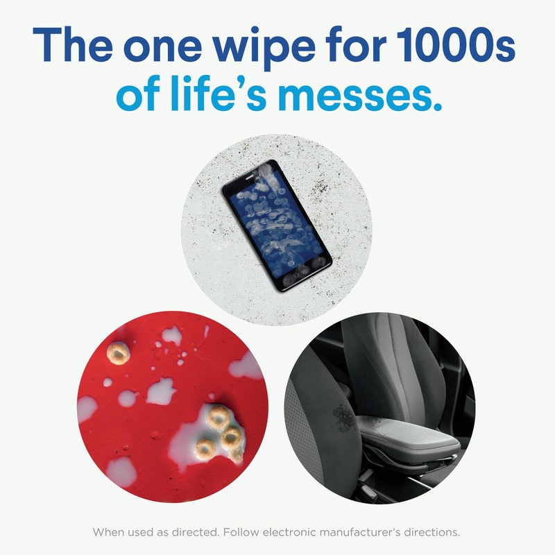 Clorox 30112 Disinfecting Wipe, Fresh/Lemon Fresh Scent (525 Count)