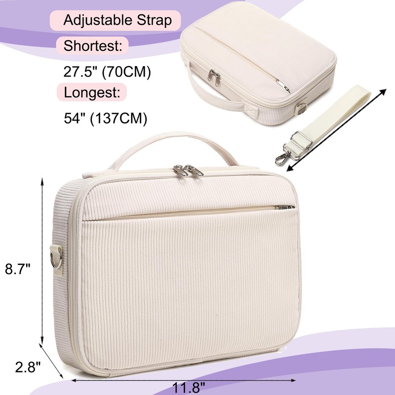 Corduroy Bible Cover Case for Women Grils Bible Cover with
