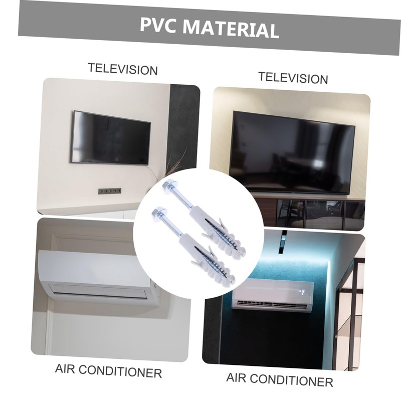 Mobestech 10sets Tv Mount Anchors and Screws for Easy Installation