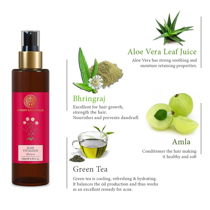 Forest Essentials Hair Vitalizer Bhringraj 130ml (Hair Spray)