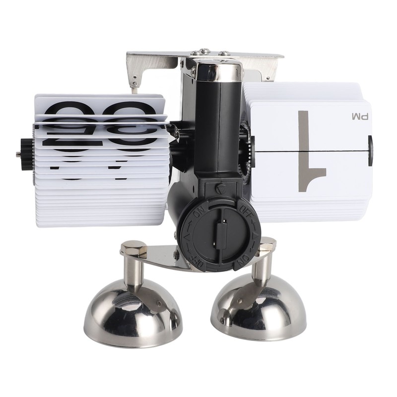 Retro Digital Flip Down Clock Flip Desk Clock Mechanical Battery