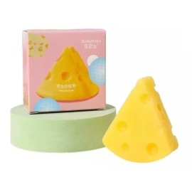 GBCLCOCO Jabón En Forma De Queso Anti-acné, Barros, Espinillas 3 Pzs