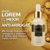 LOREM Serum Facial Ácido Hialurónico 2% con Péptidos de Colágeno