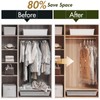 TAILI Hanging Vacuum Sealer Storage Space Saver Bags for Clothes,