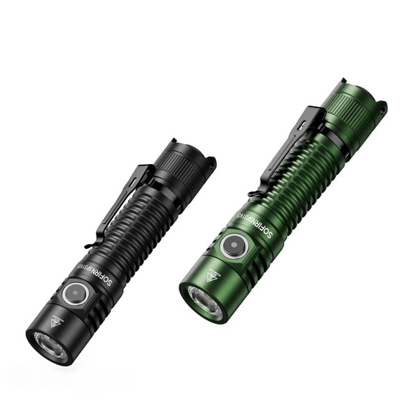 77outdoor [Bundle 2Pcs] Sofirn SP31 V3.0 Tactical Flashlight (Black) &