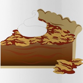 CafePress Pecan Pie Stainless Water Bottle 1 1.0L (34 oz) Stainless Steel Water Bottle