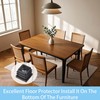 MyyiTar 8 Pcs Square Chair Leg Floor Protector, Furniture Leg