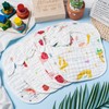 Zainpe 6Pcs Snap Muslin Cotton Baby Bibs Strawberry Lemon Avocado