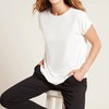 Boody Downtime Lounge Top, White / L