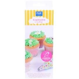 PME EA24IB036 Easter Icing Piping Pack of 12 Disposable Bags, Plastic