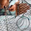 Forgetek Fishing Gear, Fish Net, Foldable, Storage Basket, Fishing Net,