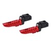 Motorcycle Front Footrests Aluminium Alloy Anti Slip Replacement for MV
