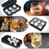 3PCS Bandejas de Cubitos de Hielo, Moldes Grandes de Silicona