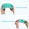 uxcell Silicone Ice Cube Tray with Lid for Freezer, Square