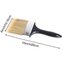 ZOENHOU 12 Pieces 4 Inch Paint Brush, Paintbrush Set, Paint Brushes Set Professional Paint Tools with Treated Plastic Handle for DIY Paint, Home, Furniture, Fences, Deck, and Wall Trim