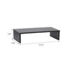 IRIS USA 1-Tier Multi-Purpose PC Monitor Organizer Stand, Stackable Ergonomic