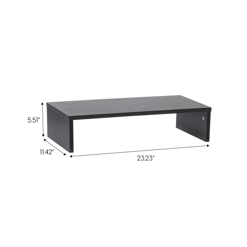 IRIS USA 1-Tier Multi-Purpose PC Monitor Organizer Stand, Stackable Ergonomic